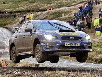 British Rally Championship | Higgins takes a BRC2 class car to the top ...
